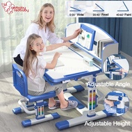 Kids Study Table Functional Desk And Chair Set Height Adjustable Study Table And Chair Children Ergonomic Study Table
