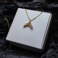 數碼 PDF 教學 - 串珠鯨魚尾吊墜項鍊