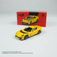R 1: 64 Ferrari 812 Yellow Alloy Car Model