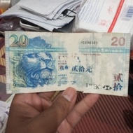 uang asing 20 hkd 20 hongkong dollar