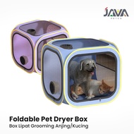 Foldable Pet Dryer Box Pengering Bulu Kucing Anjing Hewan Peliharaan Pet Dryer Box Lipat Grooming Po