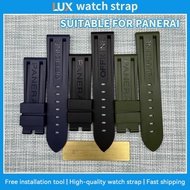 [FKM] Apply To PANERAI Watch Strap, Luminor Submersible Letter Style Waterproof FKM Rubber Strap, Ar
