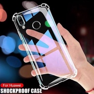 Clear Case TPU Silicone For Huawei Y9 2018 Y6p Y7p Y9 2019 Y7pro 2018 Y7pro 2019 Shockproof