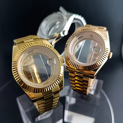 40mm Sapphire Glass For Men Watch Case Fit Miyota 8215 8285 DG2813 Movement Waterproof Jub President