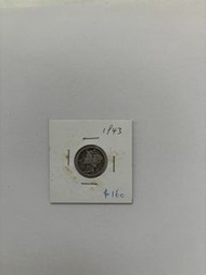 1943 美國 1 dime 銀幣