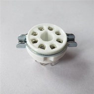 1pcs Ceramic Tube Socket Seat GZC8-Y-1 GZC8-Y-1-G 8 Pin Seat Tube Socket For Z3P EL34 KT66 KT88 6V6 