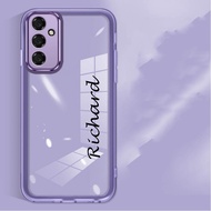 Samsung A56 5G A36 A26 A16 A06 5G Custom Name Design Case Anti-Slip ide Candy Clear Color Cover