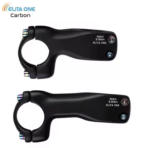 elitaone Bicycle Stem Carbon MTB/Road Bike -6 degrees Stems 60/70/80/90/110/110/120mm