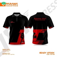 XINXINN PARAMA Original JNT Express Jersey Full Printing Cool J&T Package Courier Driver Clothes