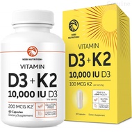 itamin D3 K2, 10000iu D3 + 200mcg K2, , Immune, Energy & Mood Support S4AP