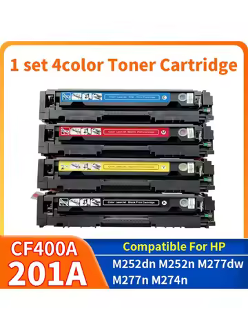 1set CF400A CF400 CF401A 402A 403A 201A Compatible Toner Cartridge For hp HP Color LaserJet Pro M252