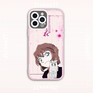 Square Edge iPhone Case Detective Conan Cartoon Theme Detective Conan Haibara Ai Character