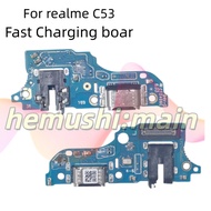 For realme C53 Charging Port Flex Cable USB Dock Connector Motherboard Phone Replacement Part Instal