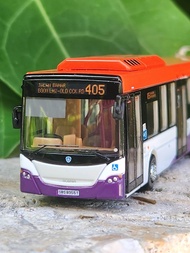 Bus toy Singapore trunk service 405 scania model
