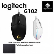 Logitech G102 Gaming Mouse - 8000 DPI, RGB Lightsync, 5 DPI Settings, for Esports & Work