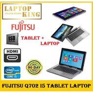 (Refurbished) Like New ~ Tablet Laptop Fujitsu Q702 i5 3rd Gen Laptop, laptop murah , used laptop, u
