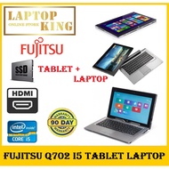 (Refurbished) Like New ~ Tablet Laptop Fujitsu Q702 i5 3rd Gen Laptop, laptop murah , used laptop, used notebook