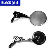 กระจก TRS RACING CNC ทรงกลม PIRANHA (ปิรันย่า) ใส่ได้ทั่วไป กระจกมองหลัง