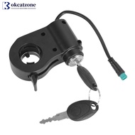 OKCATZONE Electric Scooter Ignition Lock Throttle Accelerator Parts Scooter Start-up Accessories wit
