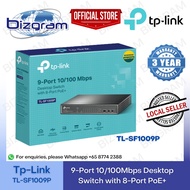 Tp-Link TL-SF1009P 9-Port 10/100Mbps Desktop Switch with 8-Port PoE+