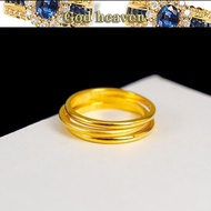 916 gold version of the red ring ring wholesale Sansheng III ring Vietnam Sha 916 gold female fine ring ring wholesale f