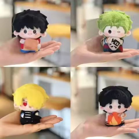 2026 New Anime One Piece Plush Luffy Roronoa Zoro Sanji Nami Ace Nico Robin Sabo Law Plush Pendant K