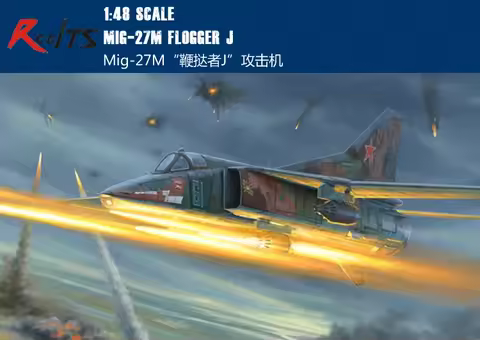 Trumpeter 05803 1/48 Scale Russian Mig-27M Flogger J Fighter Model Aircraft Kits-Scale Model Kit