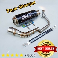 KNALPOT RACING SC PROJECT BEAT MURAH SUARA GARANG SC PROJECT FULL SYSTEM | NALPOT SUARA GARANG BEAT 