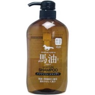 熊野油脂 馬油無矽靈洗髮精 600mL
