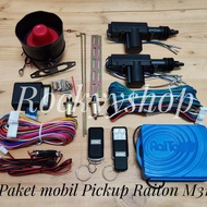 PAKET ALARM MOBIL PICKUP MEREK RAITON DAN CENTRAL LOCK 2 PINTU-LULASHOP58
