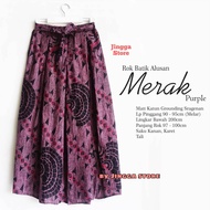 ROK REMPEL BATIK SOGAN. ROK KLOK MOTIF BATIK SOGAN. ROK BATIK SOLO