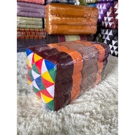 Large Square Pillow Stuffed With Real Cotton Width 26 X Length 50 X Height 26 Cm.