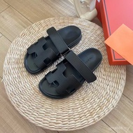 Real Shot Two Fashionable Muffin High-End Slippers Slippers Outer Wear Women's Shoes Slippers Uncle 