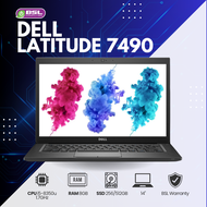 Dell Latitude 7490 โน๊ตบุ๊คมือสอง หน้าจอ 14" i5 GEN 8 RAM 8 / โน๊ตบุ๊คสาย business พกพาง่าย Used la