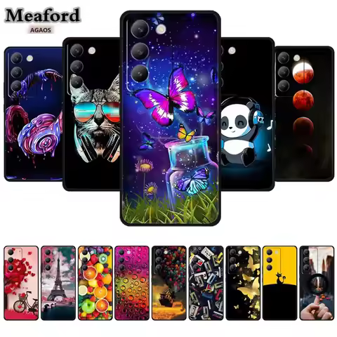 Cool Painted For Vivo V40 SE Y100 Y200E TPU Soft Case Silicone Protector Phone Cover for Vivo V 40 S