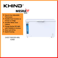 Khind Chest Freezer 400L - FZ400