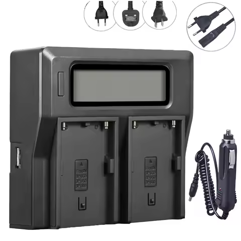 Fast Dual Charger for Sony BC-U1 BP-U30 BP-U60 BP-U65 BP-U90 PXW-100 FS5 FS5K FS5M2 PXW-FS7 PXW-FS7K