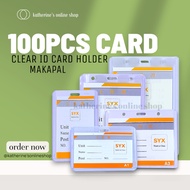 40PCS/100PCS Hard Clear Id Case Makapal Id Holder A1, A2, A3, B1, B2, B4 THICKNESS 40C