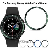 Watch Bezel for Samsung Galaxy Watch 4 Classic 42mm 46mm Ring Bezel Adhesive Cover Anti Scratch Case for Samsung Gear S3 Smart Watch Accessories