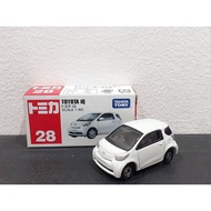 Tomica Toyota IQ model car No. 28 - Made in Vietnam