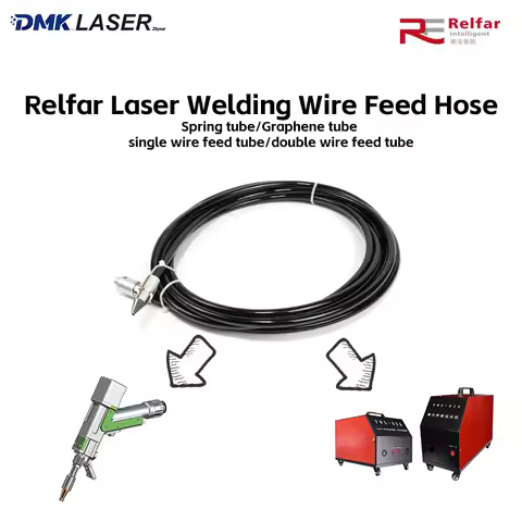 Relfar Laser Welding Wire Feed Hose Spring Feed Tube 3M 5M Graphene Wire Feeder Pipe FWS02 FWS01 FWH