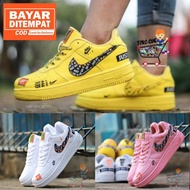 PUTIH Nike Force 1 Off White Shoes For Women Full White Import Premium Original Vietnam