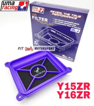 UMA Racing Air Filter Yamaha Y15ZR Y16ZR Original Racing Part Y15 Y16 Ysuku Accessories Motor Pelapis Udara Motor Accessories