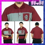 CY 60634 (XXL-7XL) PLUS SIZE MAN CASUAL POLO COLAR SHIRT BIG SIZE / SHIRT COLAR SIZE BESAR 3XL 4XL 5
