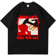 AA Tshirt metallica kill em all Material 100% Cotton Premium, Combed 24s