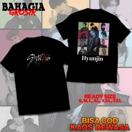 Adult T-Shirt - Hyunjin Str*y Kids2 Motif T-Shirt - Short Sleeve Adult T-Shirt -