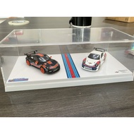 Nuxia 1: 64 Porsche 911 GT2 RS Martini Coating Double Car Set, 935/78 Black+White Alloy Material, wi