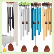 GSWLTT Aluminum Wind Chimes, 6 Rods Aluminum Metal Tubes Windchime,  Pendant Large Zen Atmosphere Wi