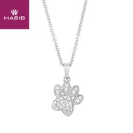 HABIB Round Diamond Necklace in 375/9K Gold 559950323