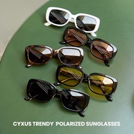 Cyxus Polarized Sunglasses Butterfly Frame Japanese-Euro Minimalist Unisex P1600